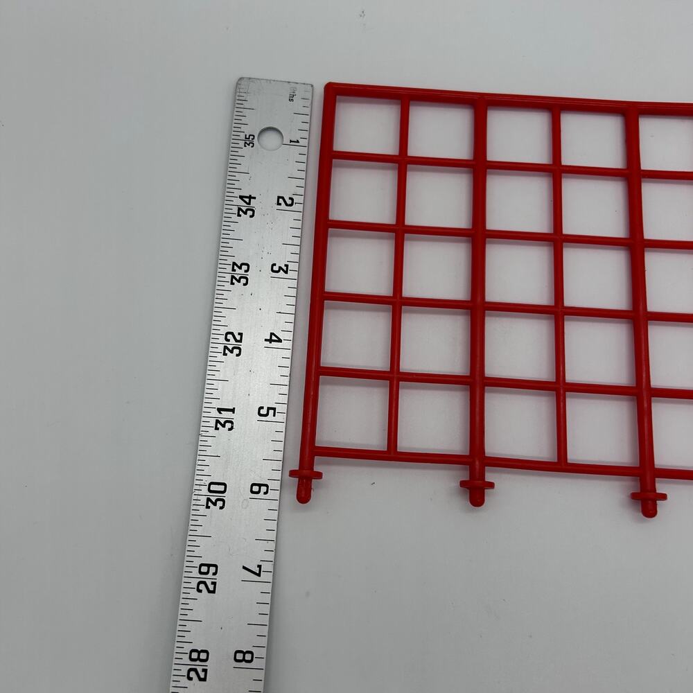 Vintage Galoob WCW Wrestling Ring Cage Parts Sides Only 1990s Toy Red - Picture 2 of 7